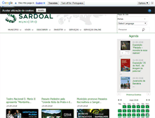 Tablet Screenshot of cm-sardoal.pt